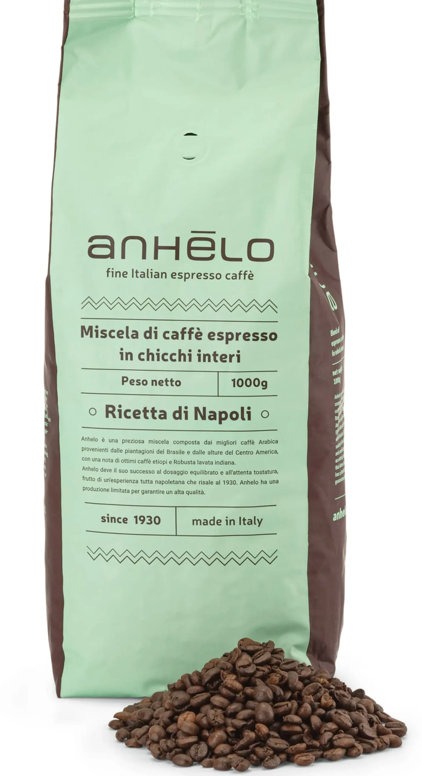 Kaffee|Espressokocher * Anhelo Espresso ganze Bohne