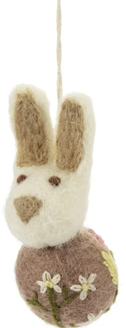 Osterdekoration * Én Gry & Sif Anhänger Osterhase Filz bestickt