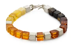 Schmuck * Marcin Zaremski Armband Bernsteinwürfel