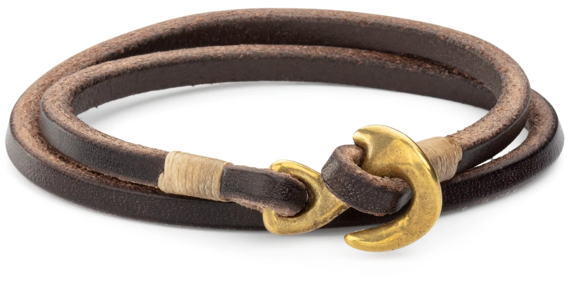 Schmuck|Schmuck * Timeless Leather Craftsmanship Arband Rindeder Braun