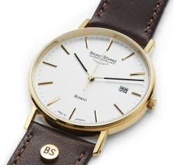 Armbanduhren|Armbanduhren * Bruno Söhnle Glashütte Armbanduhr Rondo Gold Ø 38 mm Quarz