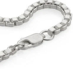 Schmuck * Ménard Armband Venezianer eckig, Silber
