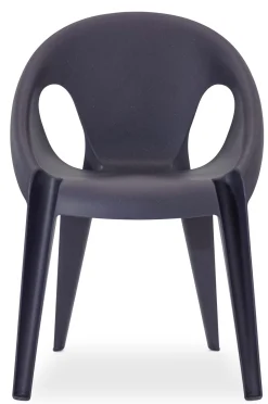 Gartenstühle * Magis Armlehnstuhl Bell Chair Schwarz