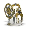 Physikalisches Spielzeug|Bausätze * AstroMedia Bausatz Stirling-Motor Karton/Aluminium