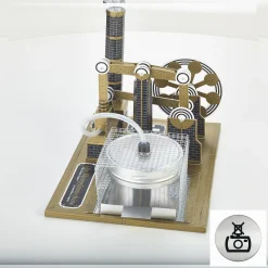 Physikalisches Spielzeug|Bausätze * AstroMedia Dampfmaschine Bausatz