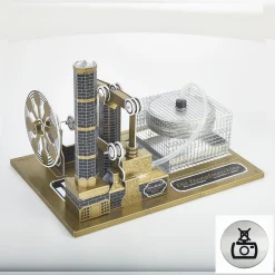 Physikalisches Spielzeug|Bausätze * AstroMedia Dampfmaschine Bausatz