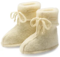 Babykleidung|Kinderschuhe * Engel Babyschuhe Merinofleece Natur