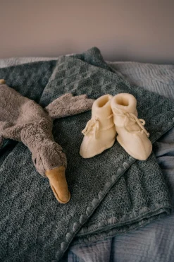Babykleidung|Kinderschuhe * Engel Babyschuhe Merinofleece Natur