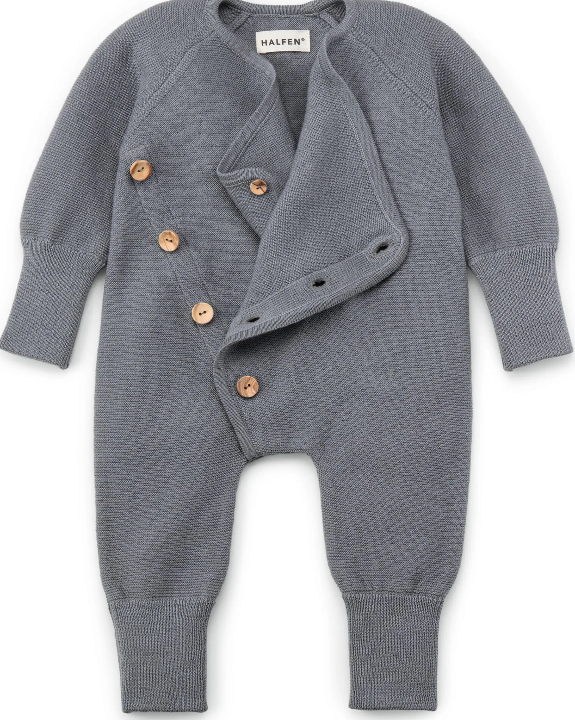 Babykleidung|Kinderbekleidung * Halfen-Strickerei Baby-Strampler Merinowolle