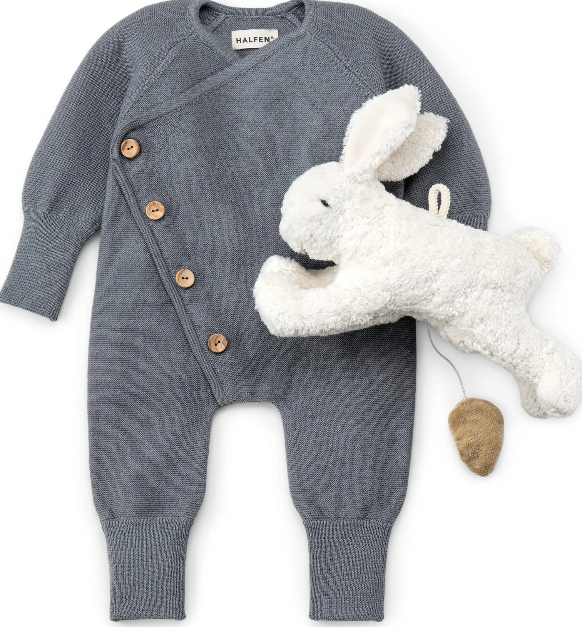 Babykleidung|Kinderbekleidung * Halfen-Strickerei Baby-Strampler Merinowolle