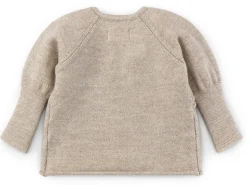 Babykleidung|Kinderbekleidung * Halfen-Strickerei Baby-Wickeljacke Merinowolle Beige