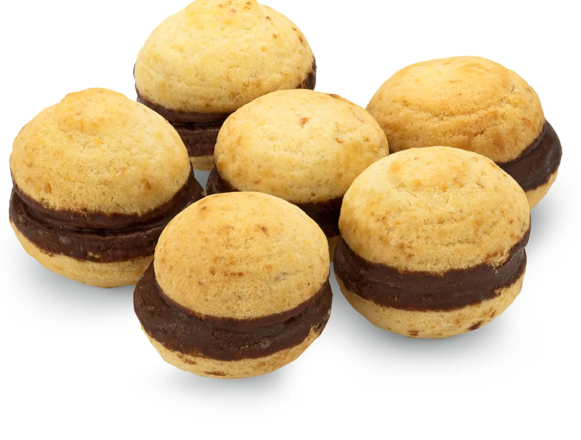 Gebäck * Amaretti Virginia Baci di Dama Zitronenkekse mit Schokolade