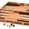 Holzspielzeug|Gesellschaftsspiele * Ulbrich Spieledesign Backgammonspiel Kirschbaumholz