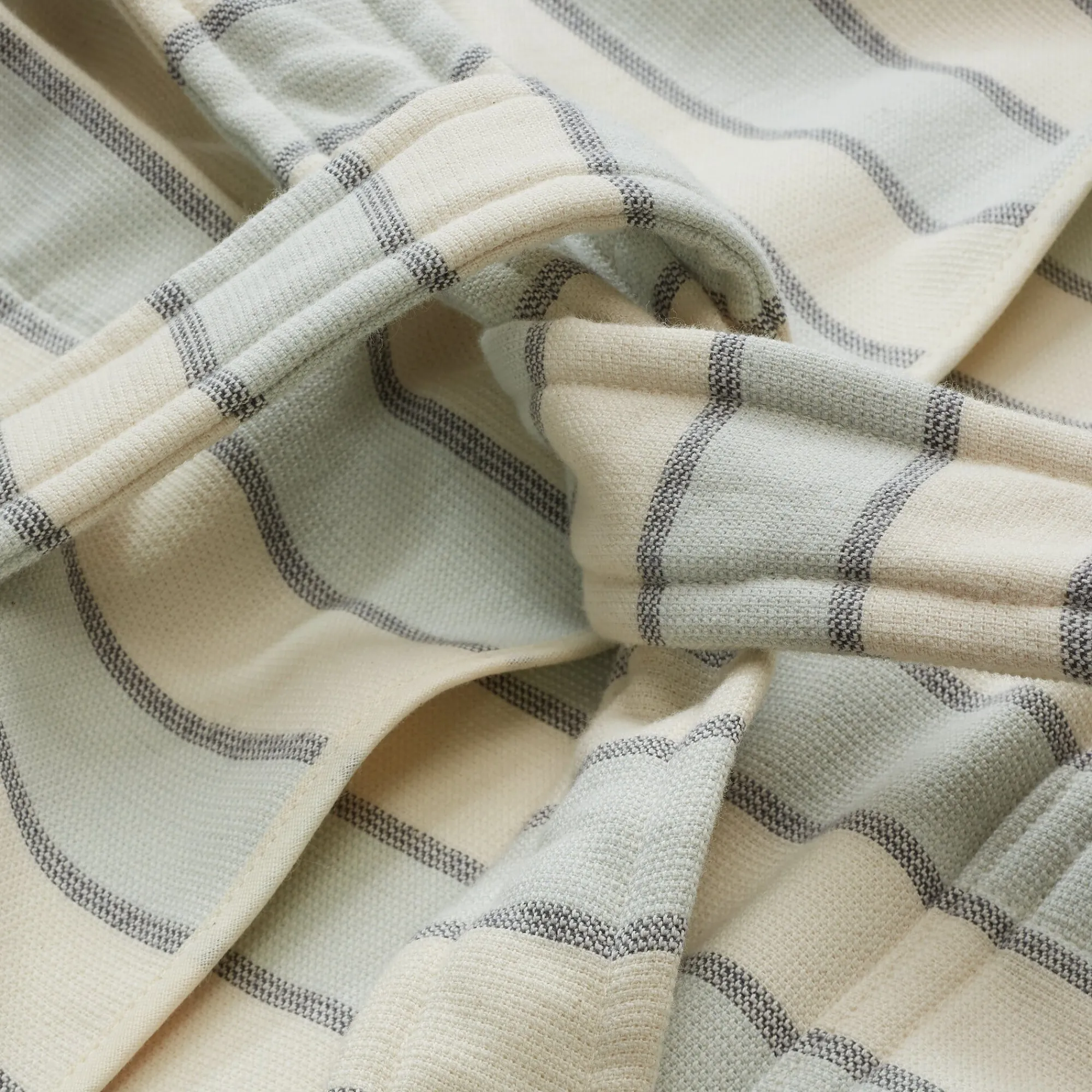 Wäsche|Wäsche * Manufactum Bademantel farbig gestreift Unisex