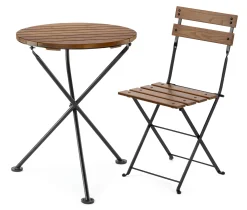 Gartentische * Demar Forge Balkonklapptisch Holzauflage