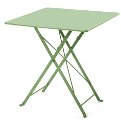 Gartentische * Demar Forge Balkonklapptisch Stahl quadratisch Blassgrün
