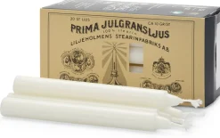 Kerzen * Liljeholmens Stearinfabriks Baumkerzen Julgransljus weiß