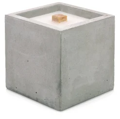 Gartenfackeln|Gartenbeleuchtung * Beske-Manufaktur Betonfeuer Würfel