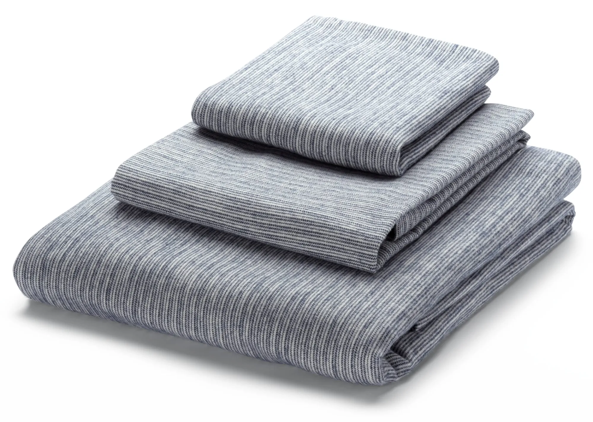 Bettwaren & Bettwäsche * Sampedro Bettbezug Flanell Fischgrat Blau