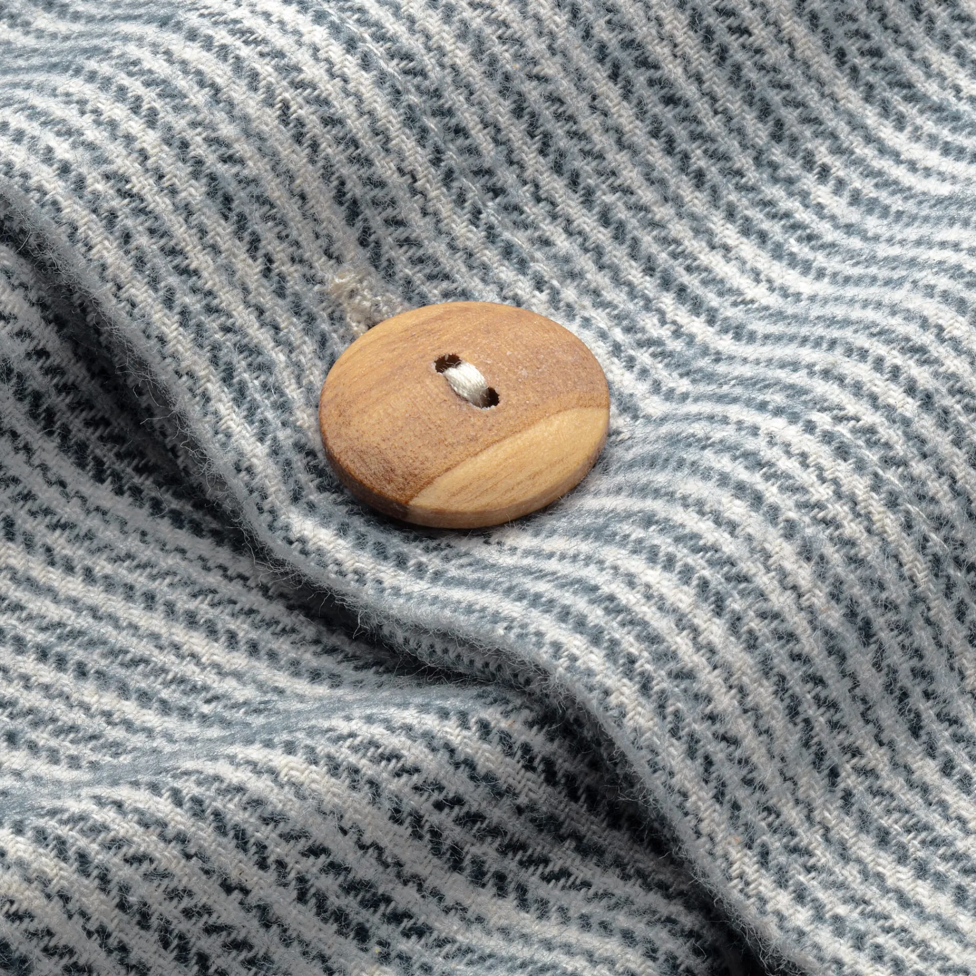 Bettwaren & Bettwäsche * Sampedro Bettbezug Flanell Fischgrat Blau