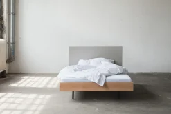 Schlafmöbel * bartmann berlin Bett Unidorm Grau