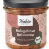Herzhafte Brotaufstriche * NABA Feinkost Bio-Aufstrich Belugalinse Balsamico