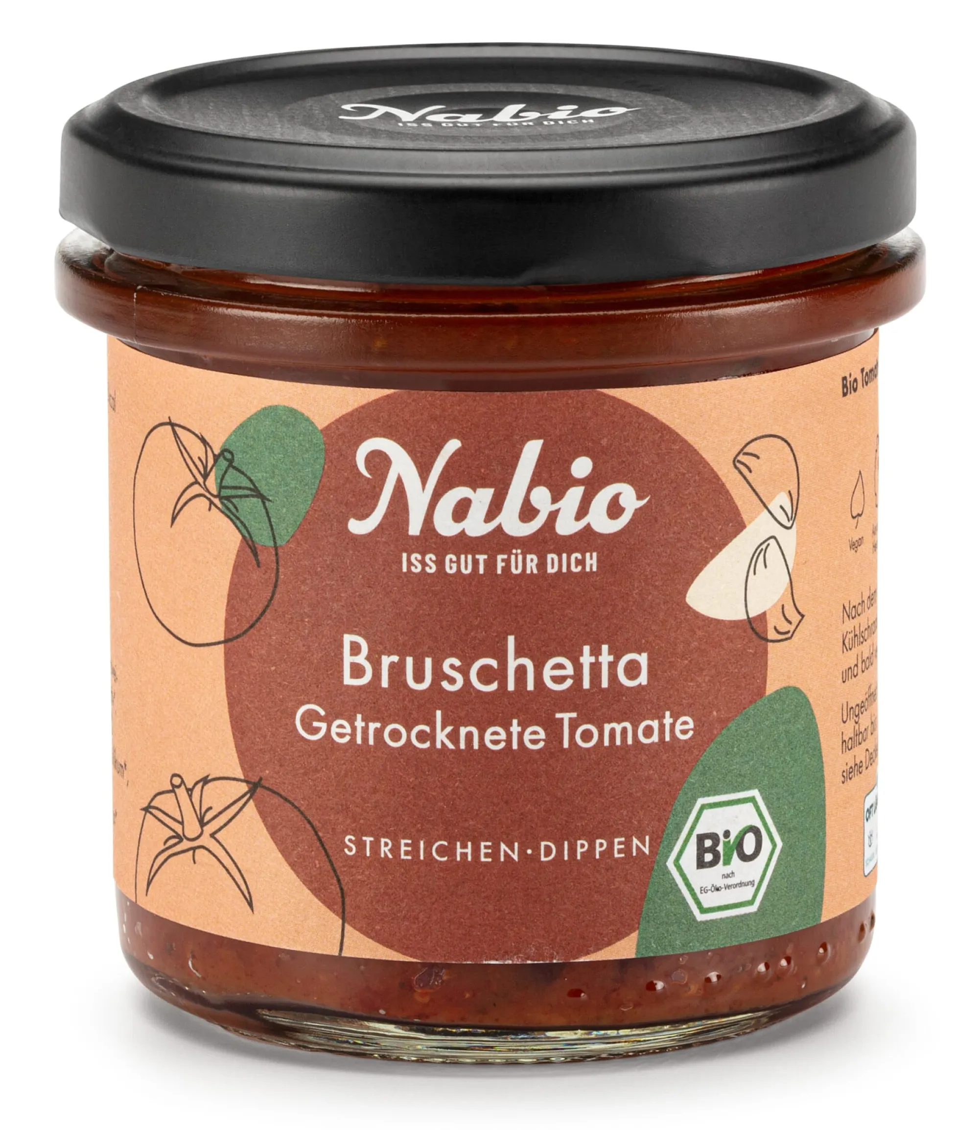 Herzhafte Brotaufstriche * NABA Feinkost Bio-Aufstrich Bruschetta