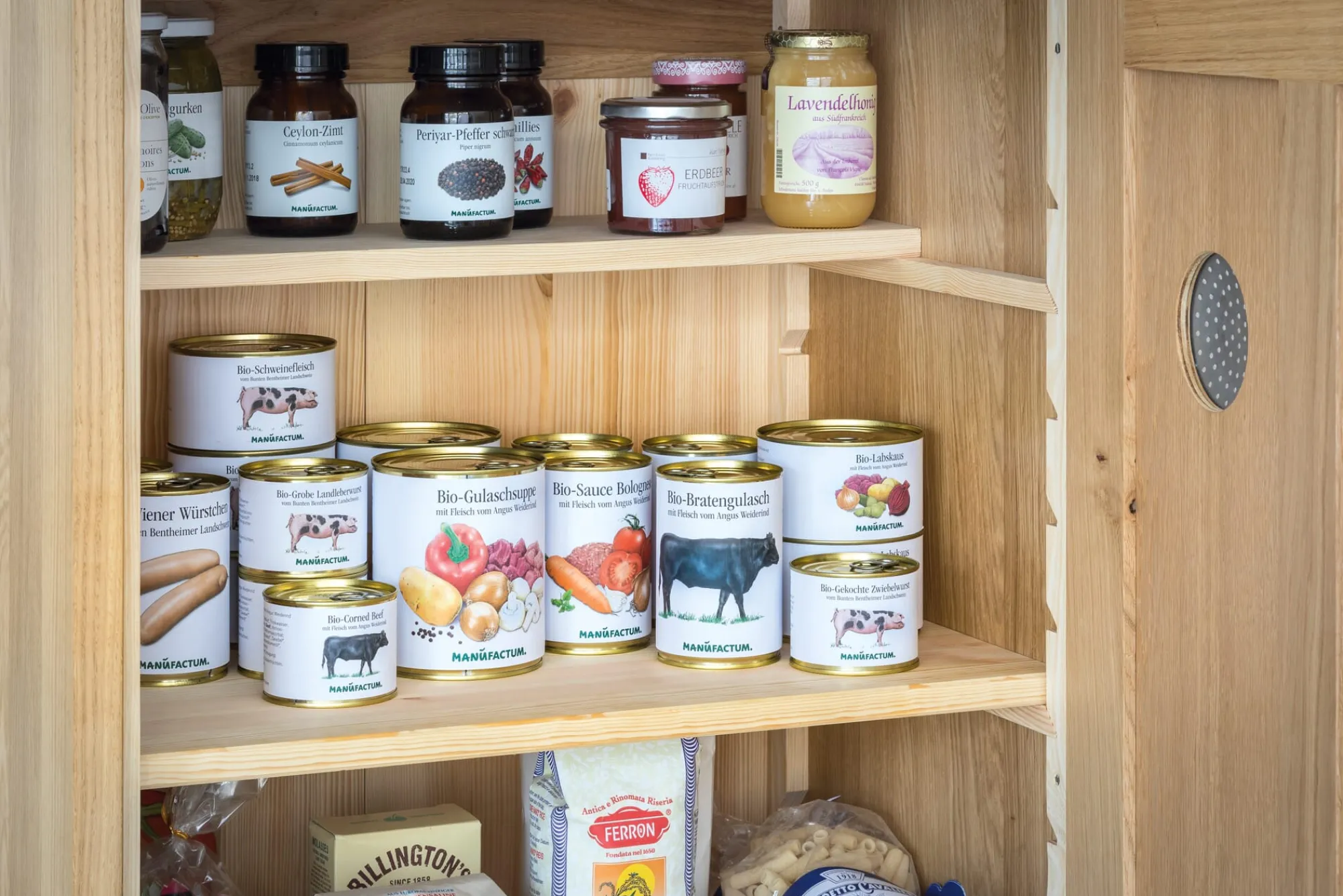Fertiggerichte * Manufactum Bio-Gulaschsuppe mit Fleisch vom Angus-Weiderind