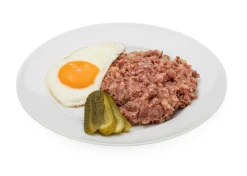 Fertiggerichte|Fleischkonserven * Manufactum Bio-Labskaus mit Fleisch vom Angus-Weiderind