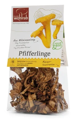 Getrocknete Pilze * Pilze Wohlrab Bio-Pfifferlinge getrocknet