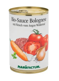 Saucen & Dressings * Manufactum Bio-Sauce Bolognese mit Fleisch vom Angus-Weiderind