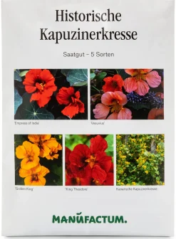Blumensamen|Gemüsesamen * Manufactum Blumensamen Historische Kapuzinerkresse