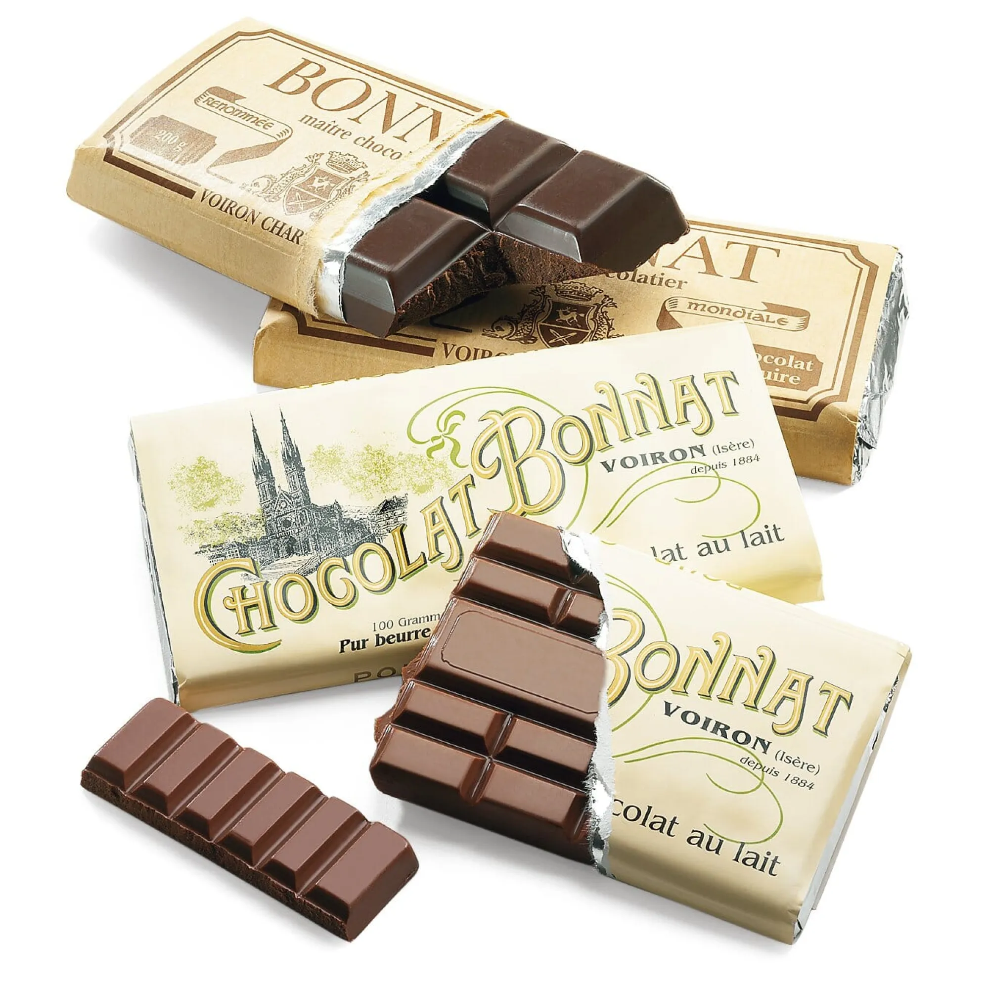 Schokolade * Bonnat Vollmilchschokolade