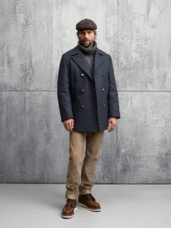Mäntel|Jacken * Armor lux Bretonische Kabanjacke Herren Marine
