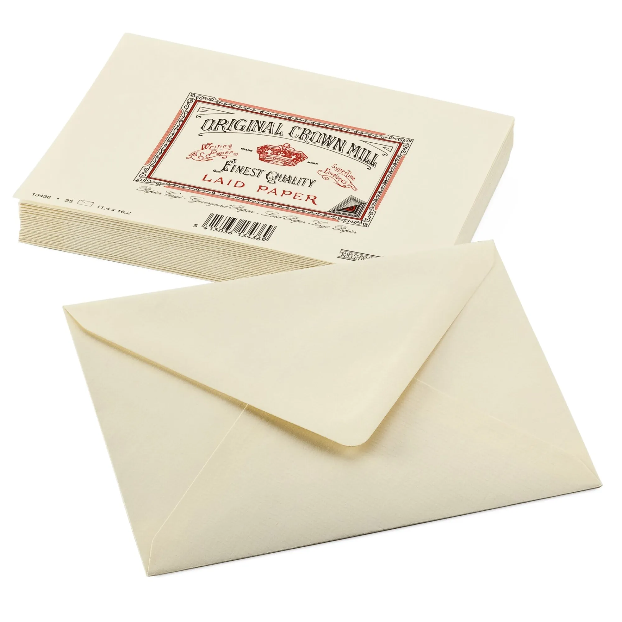 Briefpapier|Papeterie * Crown Mill Briefkarten-Kuvert