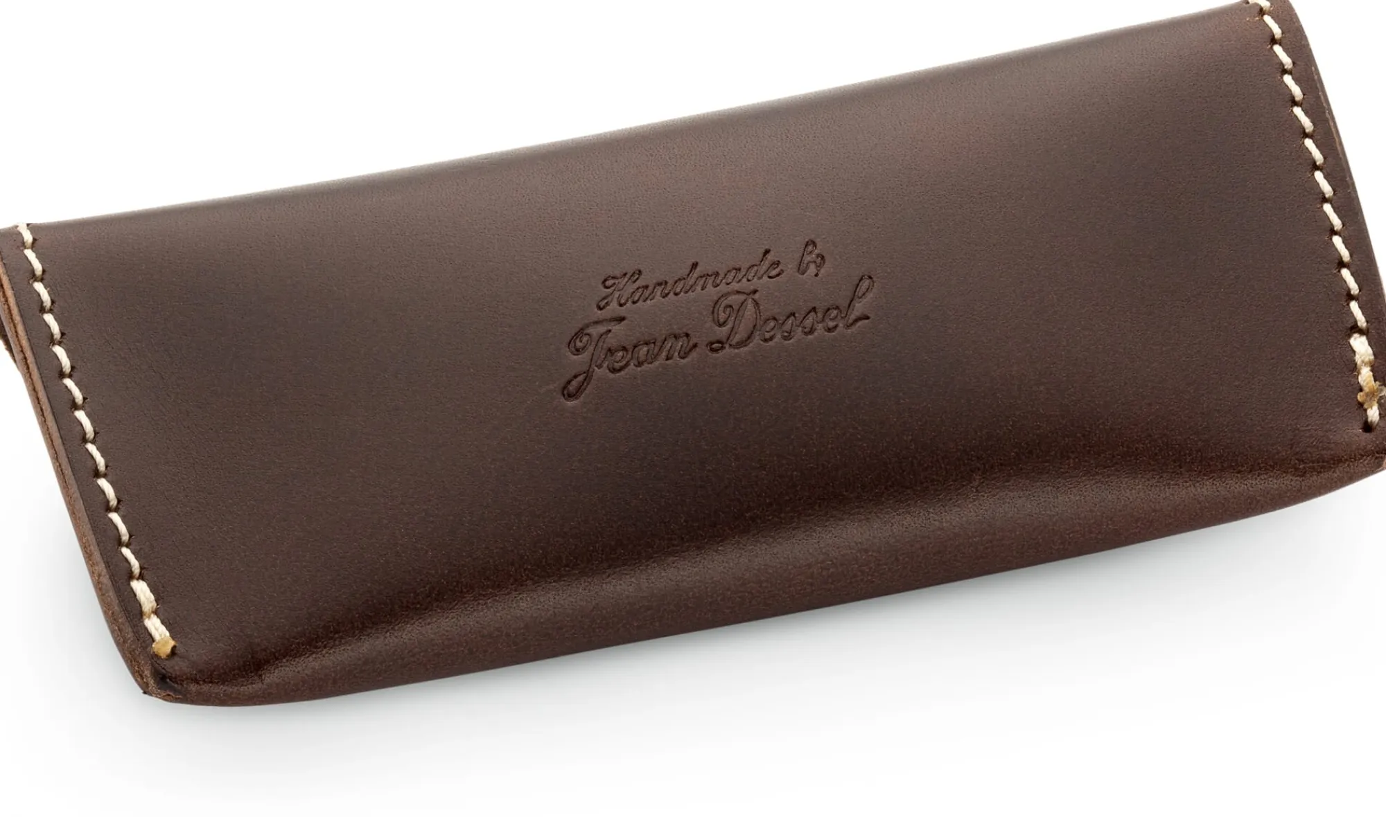 Brillenetuis|Etuis & Federtaschen * Jean Dessel Brillenetui Rindleder, dunkelbraun