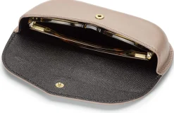 Brillenetuis|Etuis & Federtaschen * Il Bisonte Brillenetui Rindleder, taupe