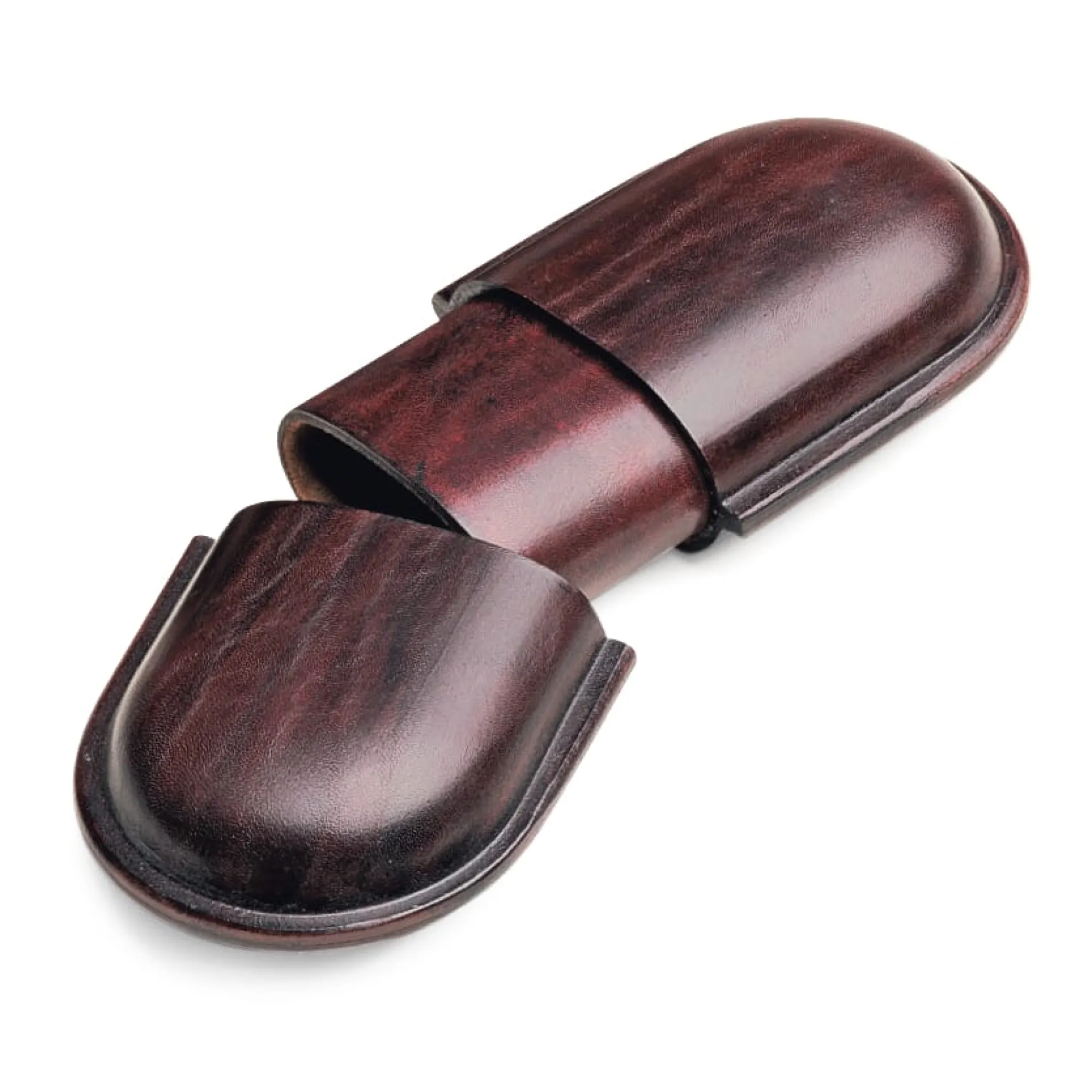 Brillenetuis|Etuis & Federtaschen * HandwerksArt Zimmer Brillen-Stecketui Rindleder