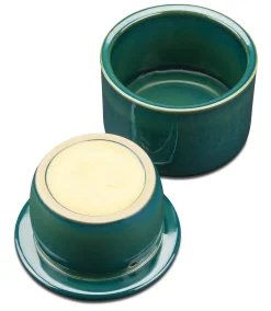 Servierzubehör|Porzellanservice * Pfeiffer-Gerhards Töpferhof Butterdose Wasserkühlung
