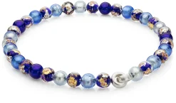 Schmuck * Ménard Collier Muranoglas Kobalt