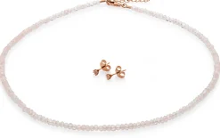 Schmuck * Guthmann Collier Rosenquarz, Rosé