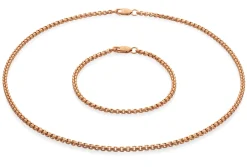 Schmuck * Ménard Collier Venezianer roségoldplattiert