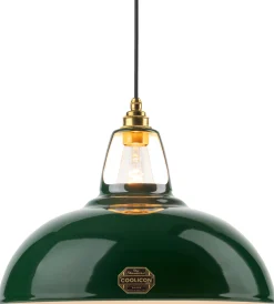 Pendelleuchten * Coolicon Lighting Coolicon Pendelleuchte Emaille Grün