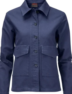 Jacken * Vetra Damen-Baumwolljacke Dunkelblau