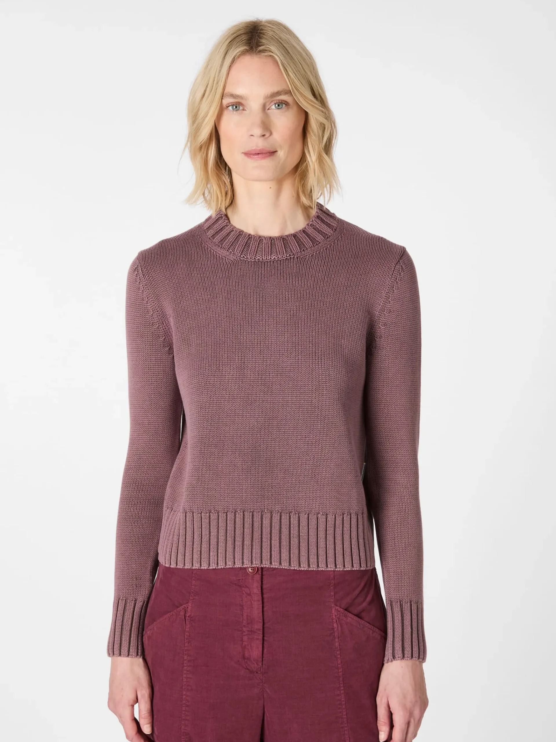 Pullover * Armedangels Daen-Bauwollpullover Mauve
