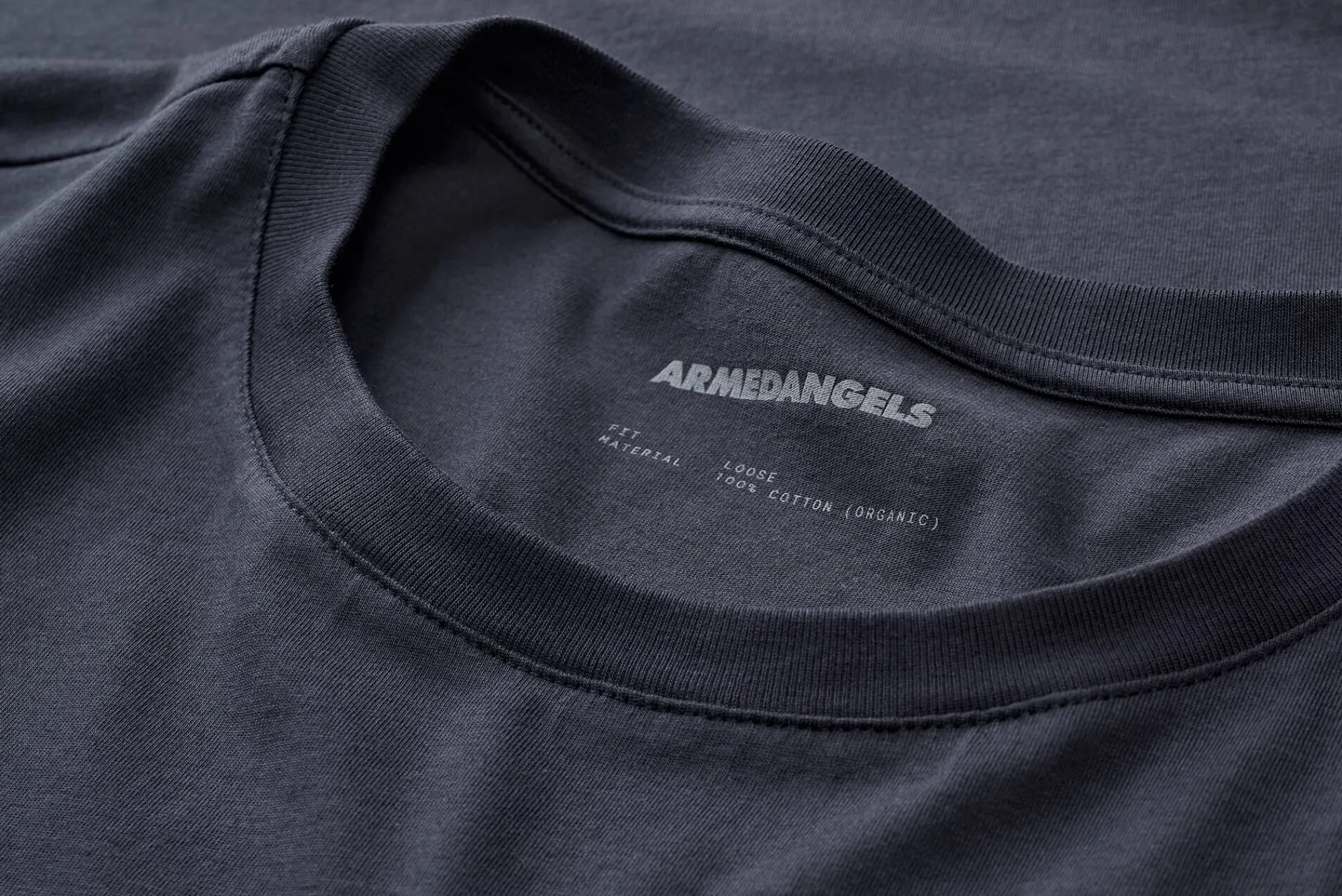 Shirts & Tops * Armedangels Daen-Bauwohirt Dunkelblau