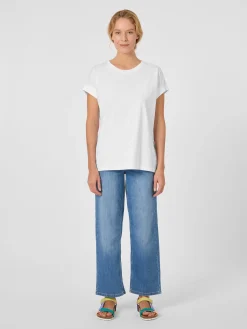 Shirts & Tops * Armedangels Daen-Bauwohirt Weiß