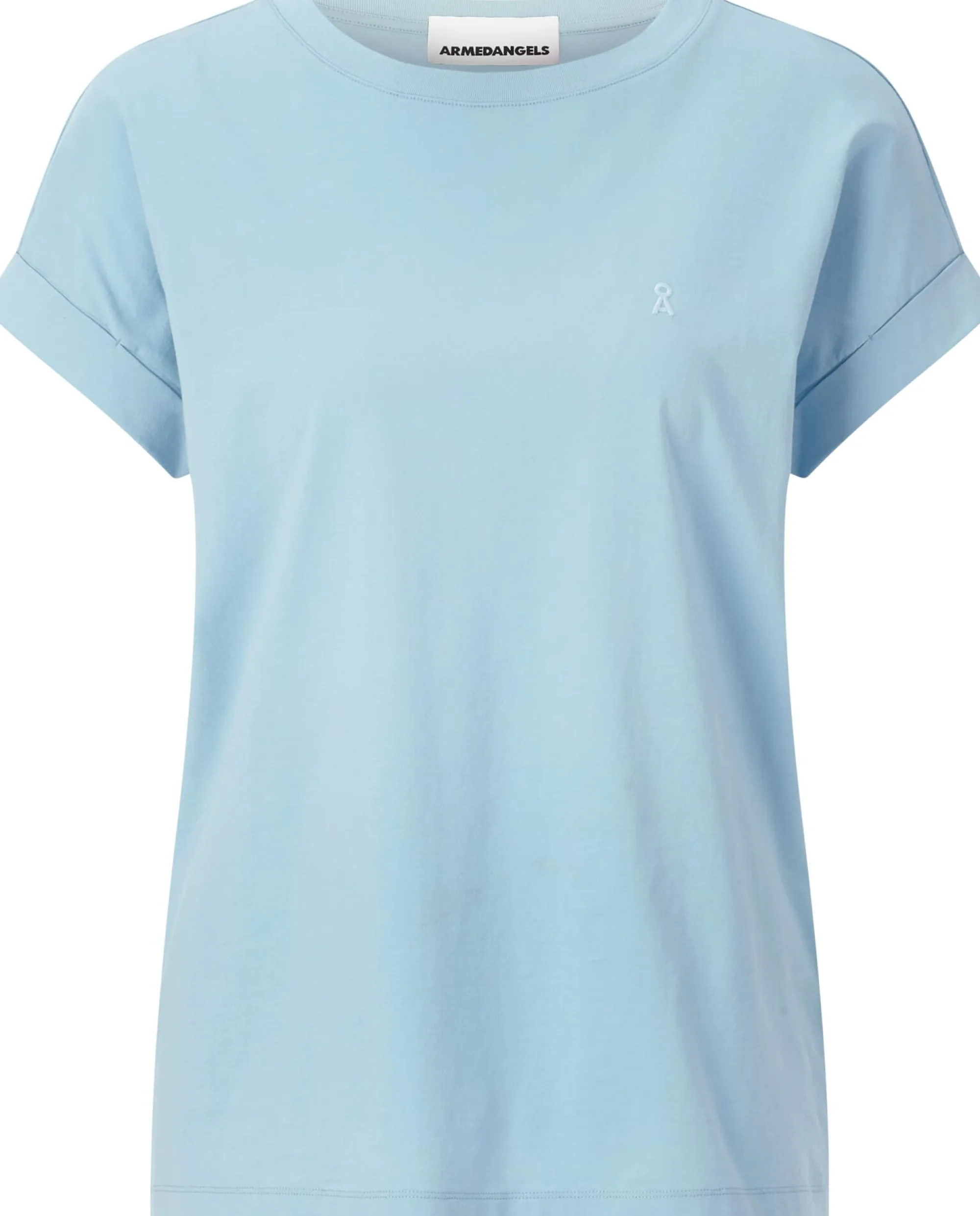 Shirts & Tops * Armedangels Daen-Bauwohirt Hellblau