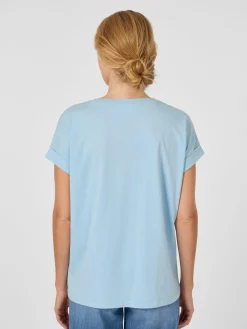 Shirts & Tops * Armedangels Daen-Bauwohirt Hellblau