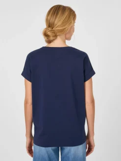 Shirts & Tops * Armedangels Daen-Bauwohirt Navy